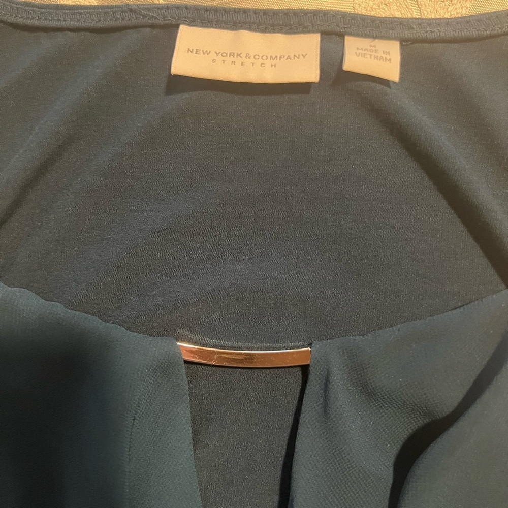 New York and Company Teal Woven Sleeveless Camisole Size M - Picture 7 of 8